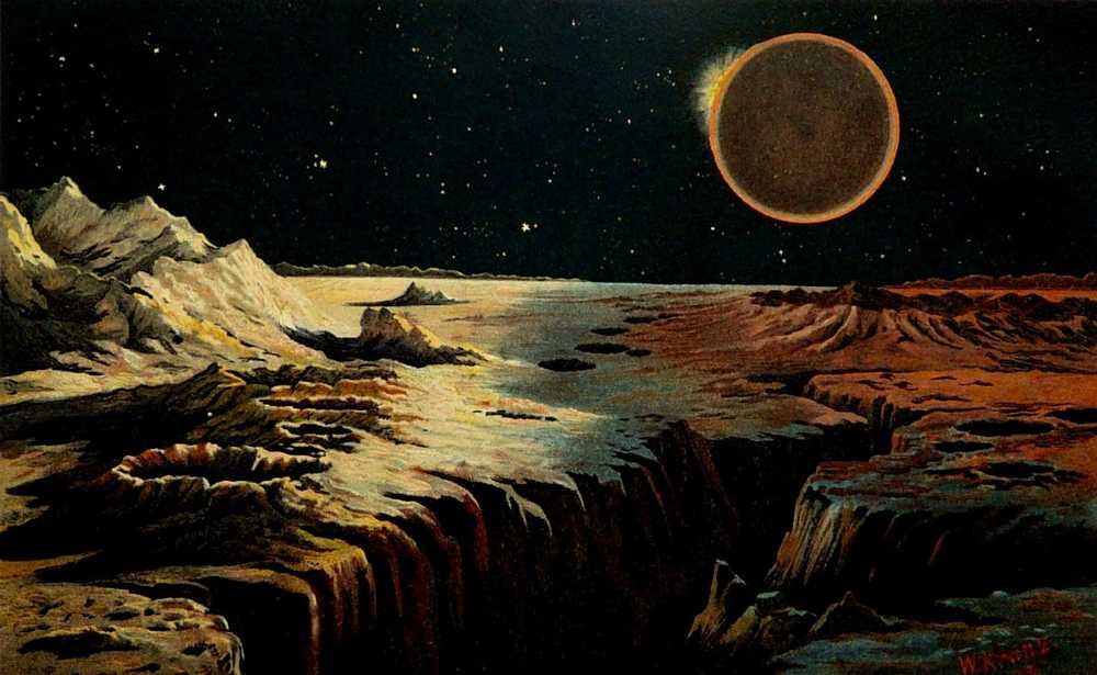 A Solar Eclipse Seen from Earth by Wilhelm Kranz A Solar Eclipse Seen from Earth by Wilhelm Kranz